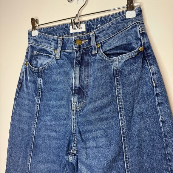 H&M X LEE Collab Vintage Style Medium Wash Balloon Jeans - Picture 3 of 9